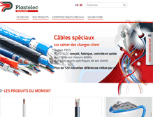 Tablet Screenshot of plastelec.com